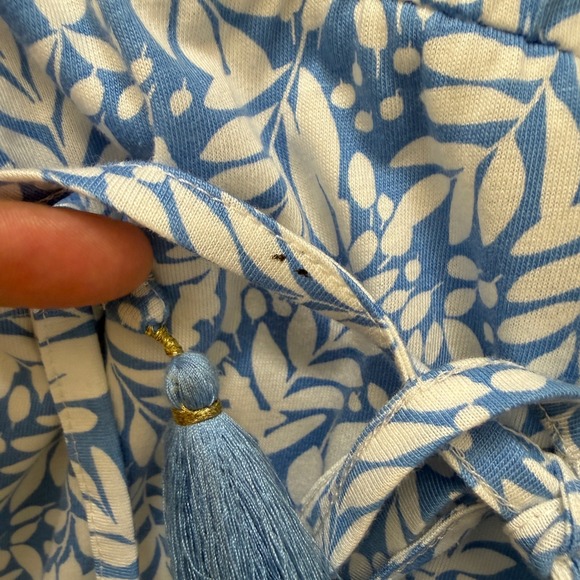 Boden Women Botanical Leaf Print Tassel Belt Maxi Dress Size US 2P Lightweight - Picture 11 of 13